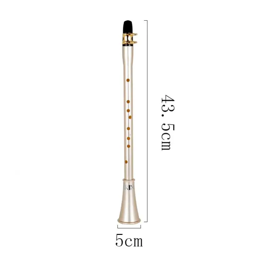 Mini Pocket Clarinet bE Sax Portable Clarinet Saxophone Little Saxophone with Carrying Bag Woodwind Instrument