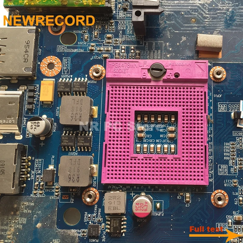 

NEWRECORD for HP DV4 DV4T-1400 Laptop Motherboard LA-4101P 572952-001 Main Board GM45 DDR2 Free CPU fully tested