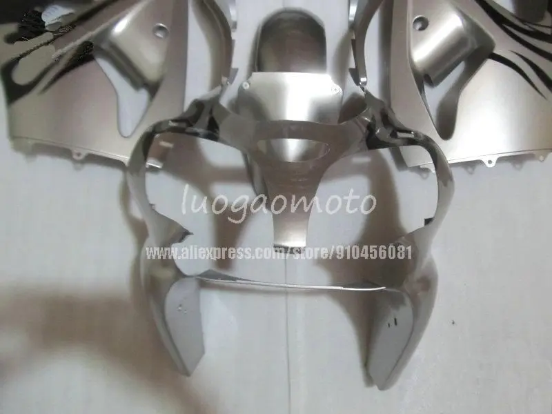 

Injection Chinese fairings for Kawasaki ZZR600 2005 2006 2007 2008 sliver nice zzr600 05 06 07 08 ABS plastic fairing kit