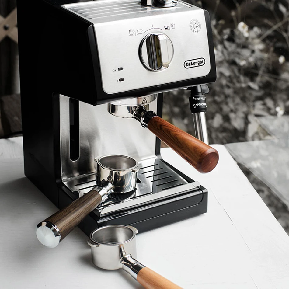 51 мм портативный фильтр для кофе без дна фильтра Delonghi Сменный темпера корзина