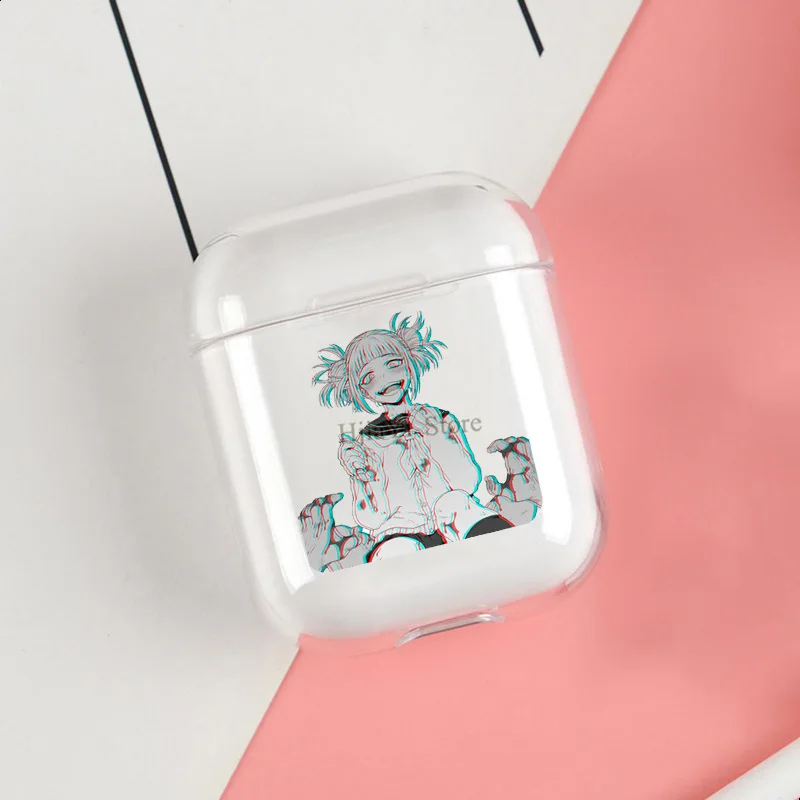 

Himiko Toga Boku no Hero Academia Soft TPU Case For Apple Airpods 1/2 Protective Cases Bluetooth Wireless Earphone Cover