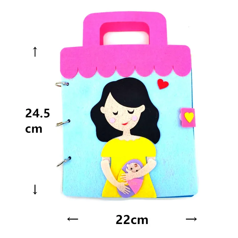 Наборы для рукоделия детей Тихая книга беременных DIY материал упаковка