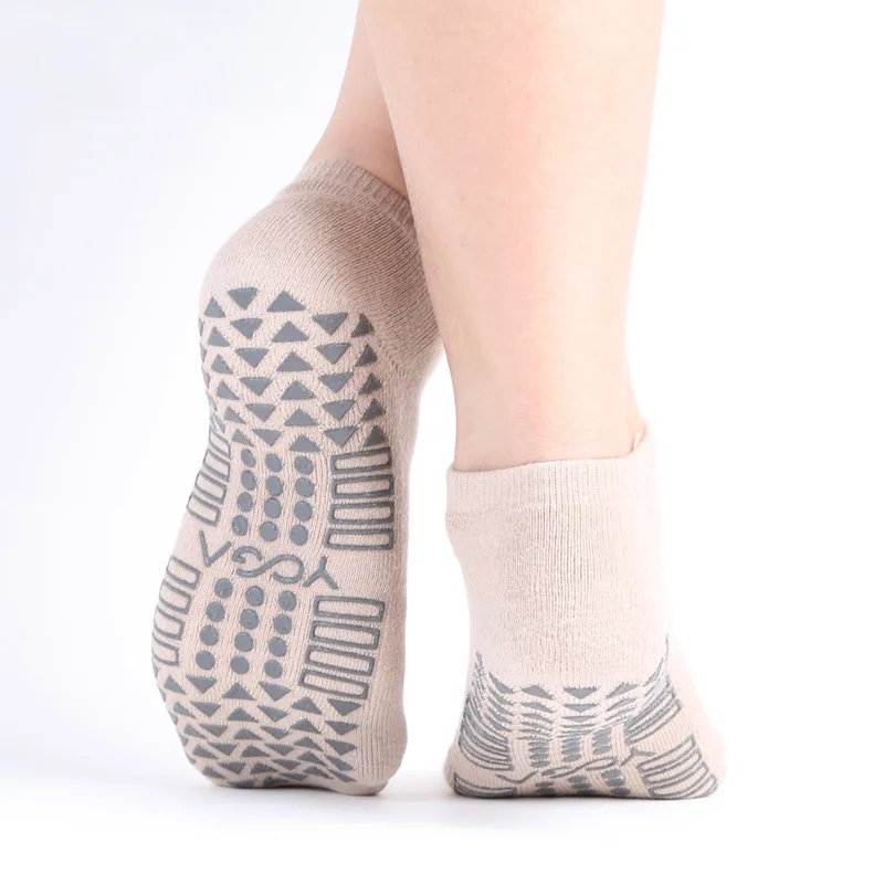Новинка женские спортивные нескользящие носки до щиколотки с открытой спиной