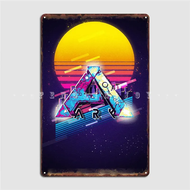 

Ark Выживание Эволюция металлический знак кино гостиная винтажный кинотеатр стена Жестяная Табличка с надписью постер