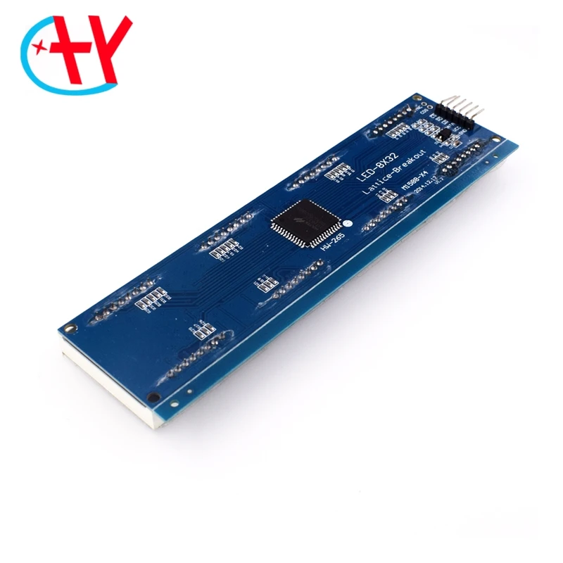 HT1632 точечный матричный драйвер с MCU решетчатая плата LED HT1632C модуль 8X32 красный