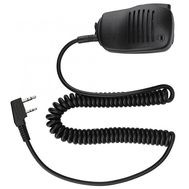2 Pin Ptt Heavy Speaker Mic Waterproof for Kenwood Puxing Wouxun Tyt Hyt Baofeng Uv5R 888S Radio | Электроника