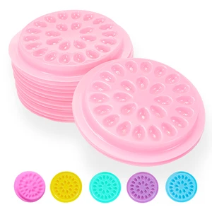 Накладные клей для наращивания ресниц держатель накладные ресницы подставка колодки пластиковая прокладка для наращивания ресниц в форме цветка для наращивания ресниц