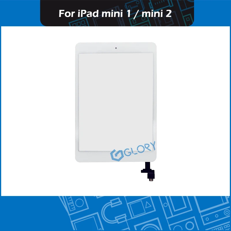 Переднее стекло дигитайзера A1432/A1454/A1455/A1490/A1489 для iPad Mini 1 2 сенсорная панель с