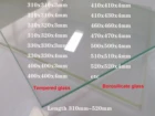 Панель для 3D-принтера, боросиликатное стекло, 310 мм, 330 мм, 400 мм, 410 мм, 450 мм, 460 мм, 470 мм, 500 мм, 510 мм, 520 мм (список 3: 310  520)