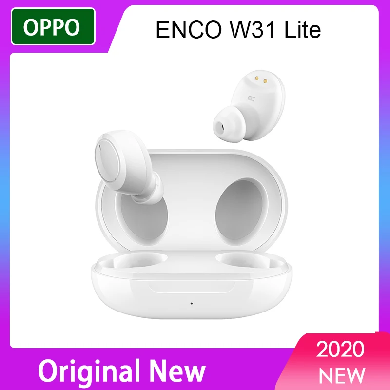 Беспроводные наушники OPPO Enco W31 Lite W11 официальные TWS Bluetooth 5 0 IP55 водостойкость к