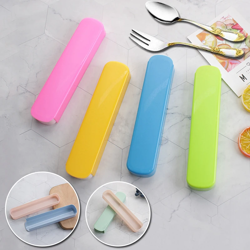 

Портативный пластиковый чехол для ложки, вилки, палочек