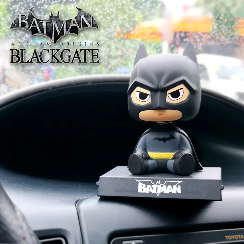 many style bat man figure shaking head doll office desktop car decoration bobble heads toys doll mobile phone bracket gifts free global shipping