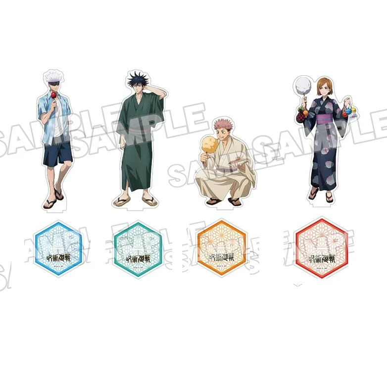 

Акриловая подставка для фигурок аниме juютсу Kaisen Itadori Yuji Nanami Kento, настольное украшение для косплея, серия фейерверков