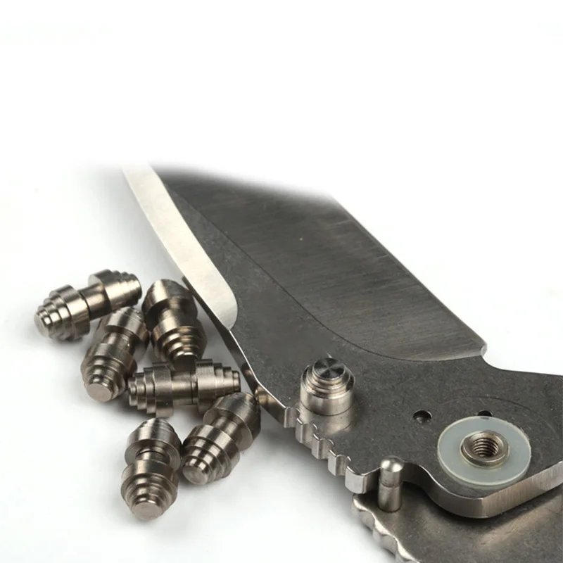 1 шт. DIY TI2 складной нож из титанового сплава винтовой заклепки для открытия и