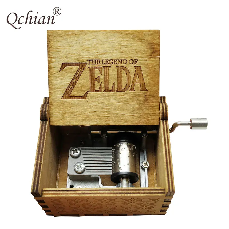 Zelda музыкальная шкатулка подарок на день рождения антикварные резные деревянные