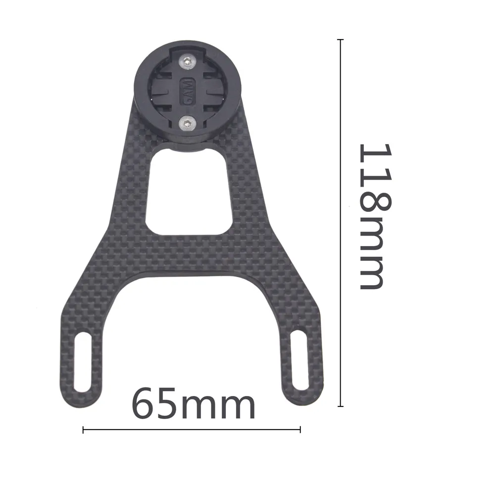 bicycle computer carbon fiber mount extender holder gps stopwatch holder for garmin igpsport mount support gopro 5d handlebar free global shipping
