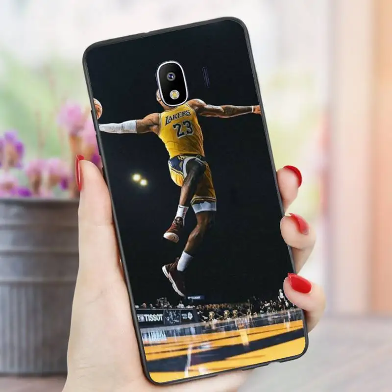 

LeBron James King Phone Case For samsung Galaxy J5 2016 prime J6 J7 J8 note 5 7 8 9 10 20 lite plus pro Soft nax fundas cover