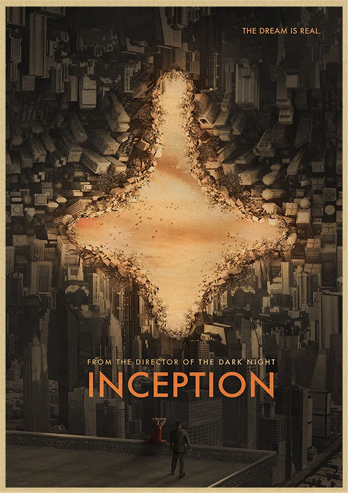 Винтажный постер классический ретро-постер к фильму крафт-бумага Рисование ядро