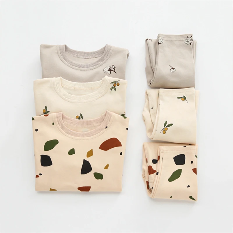 

Baby Pajamas Sets Unisex Kids Clothing Sets Baby Clothing Baby's Sets Toddler Boy Girl Clothes Sets Children's Pajamas Home Wear
