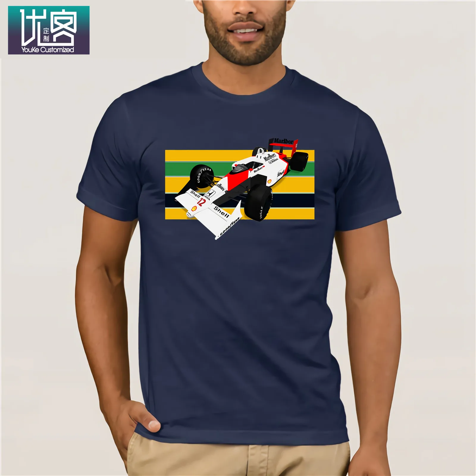 4 ayrton senna mlaren mp4 jeremy owen прозрачные винтажные мужские топы с круглым вырезом