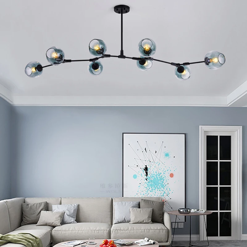$55.25 MDWELL Nordic lamp Ceiling Lights for living room lights Retro Loft vintage Hanging Suspension luminaire led light ceiling Lamp