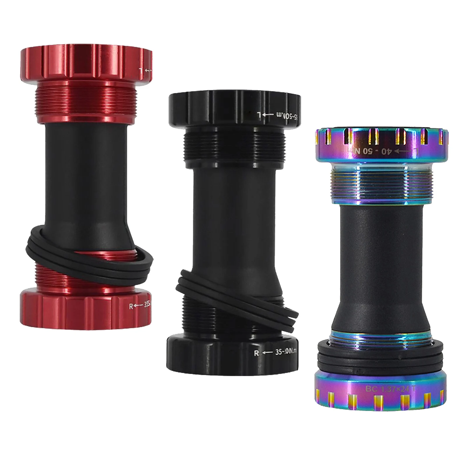 

Ultralight Bike Bottom Bracket MTB Road Bike Threaded Crankset Sealed Bearings BB01 for 68-73mm Bottom Bracket Shell Component