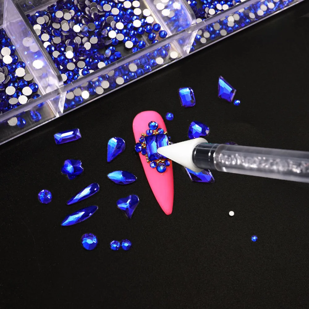 

1 set of Nail Art Decorations Flat Bottom Nail Patches Manicure Jewelries