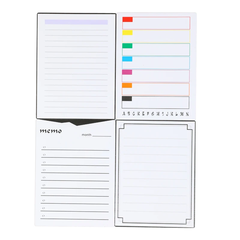 A5 Size Dry wipe Magnetic Whiteboard White Board for Fridge Magnet Sticker Weekly Planner Message Writing Pad | Дом и сад