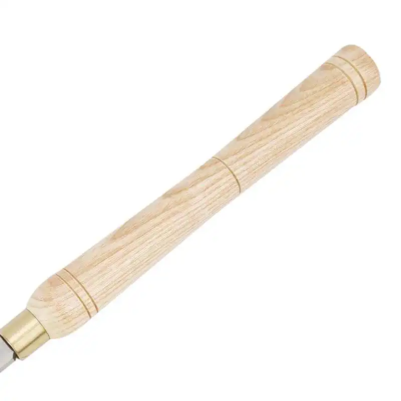 

15mm/0.6in Lathe Chisel For Wood Turning Tool Hardwood Handle High Speed Steel