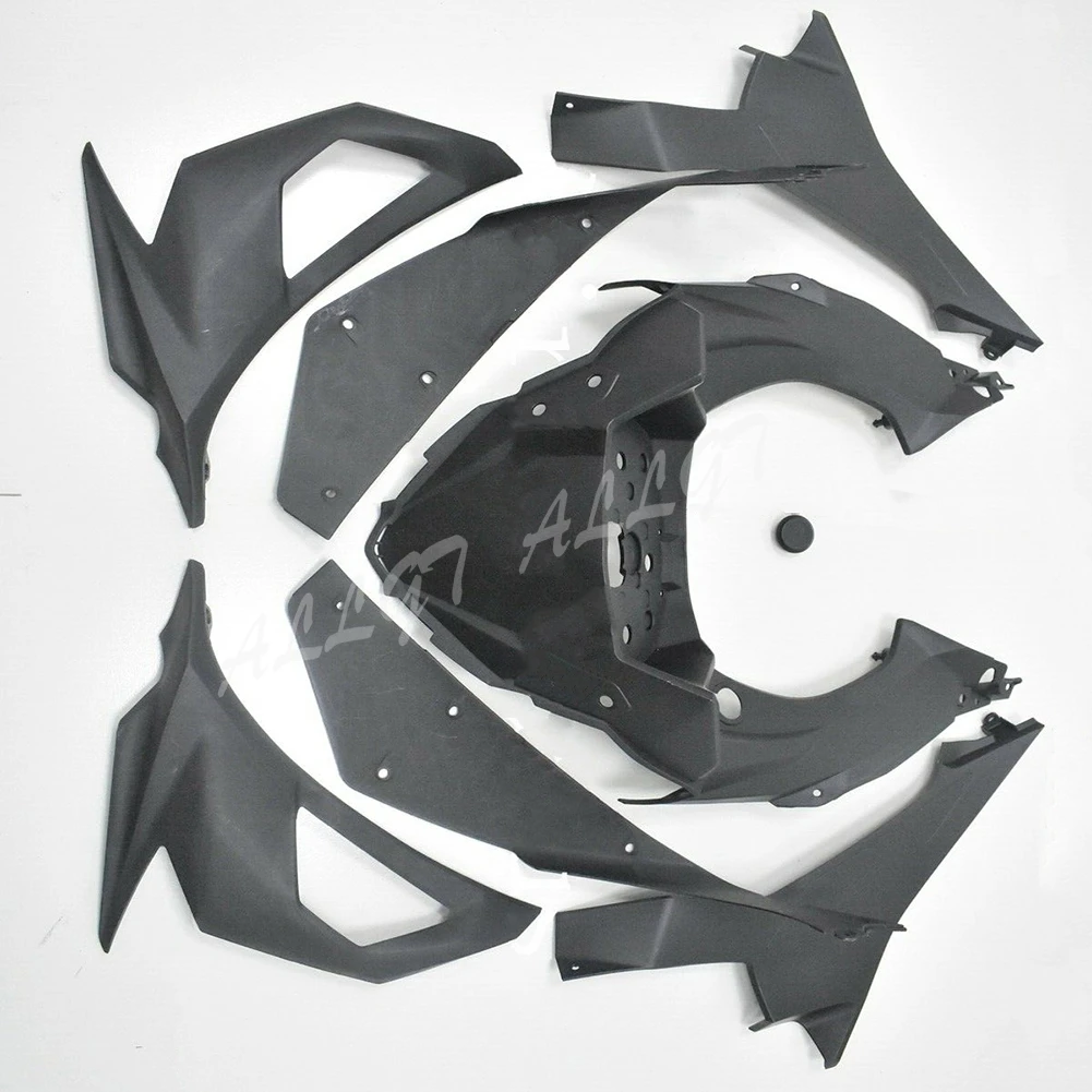 Внутренние крышки Raw черный комплект обтекателей маленький Picese подходит для Kawasaki