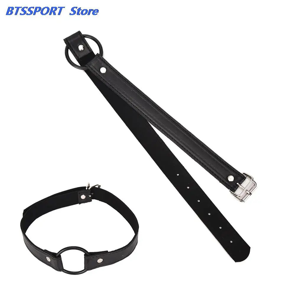 Кляп для рта бондажа металлический кляп с двойным круглым кольцом открытый