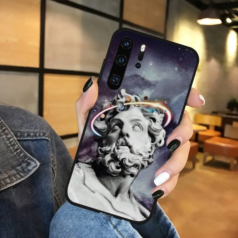 

Renaissance art Mona Lisa statue Phone Case For Huawei honor Mate P 9 10 20 30 40 Pro 10i 7 8 a x Lite nova 5t