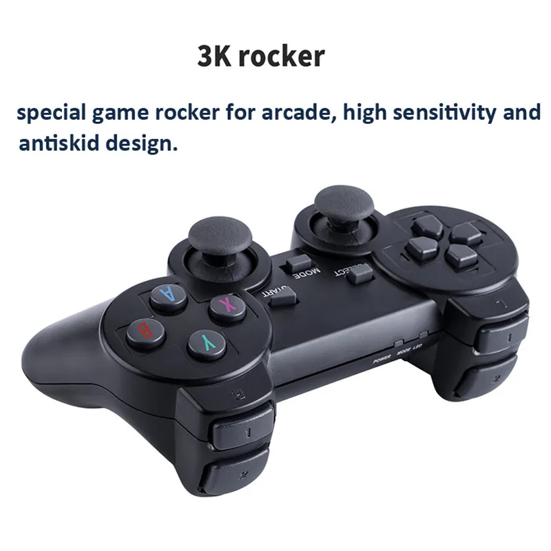 

4K U8 TV Retro Video Game Console With 2.4G Double Wireless Controller Built in 10000 Games For PS1/GBA HD Family Game Console