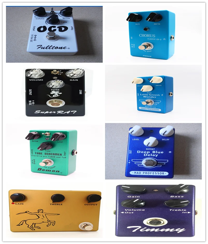 Высококачественная педаль-клон ra electitrica педаль для гитары overdirve с эффектом