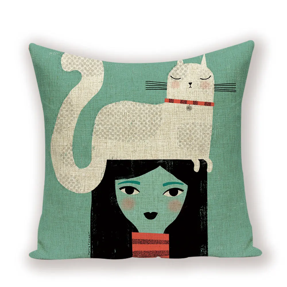 

Льняной чехол для подушки Wandering Tribe