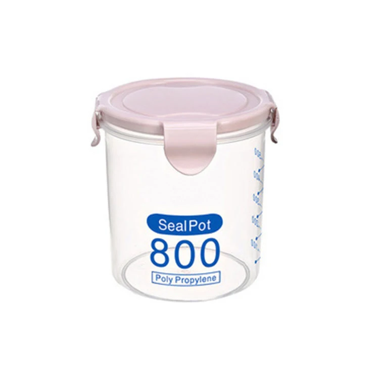 

3 Size Plastic Cereal Dispenser Kitchen Food Grain Rice Storage Box Nut Snack Grain Storage Bottle Jar Tank Kitchen Container