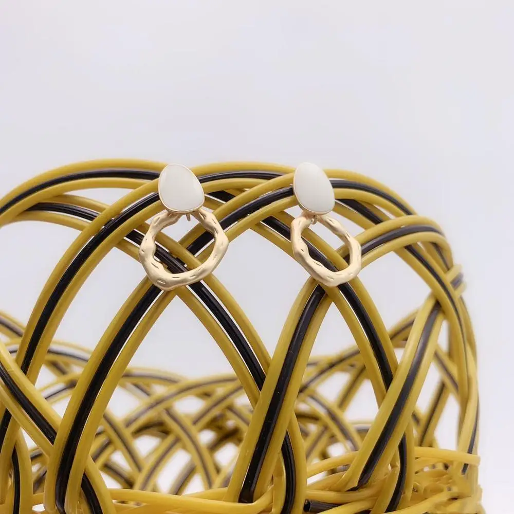 Матовые золотые серьги модные ювелирные изделия для свадебной вечеринки подарки