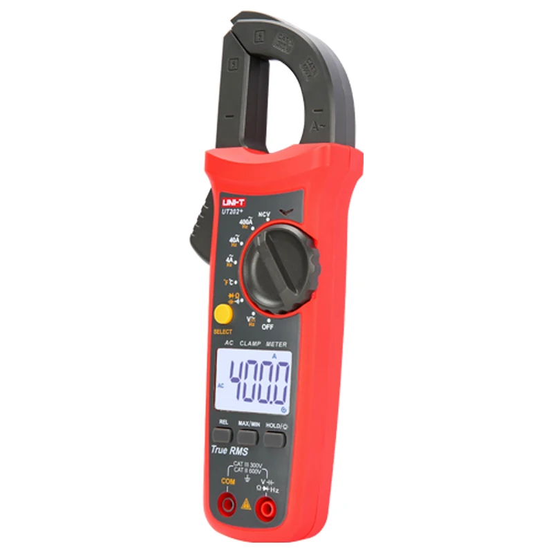 UNI-T UT201 +/UT202 +/UT202A + UT203 +/UT204 400-600A цифровой клещи Автоматический диапазон true RMS