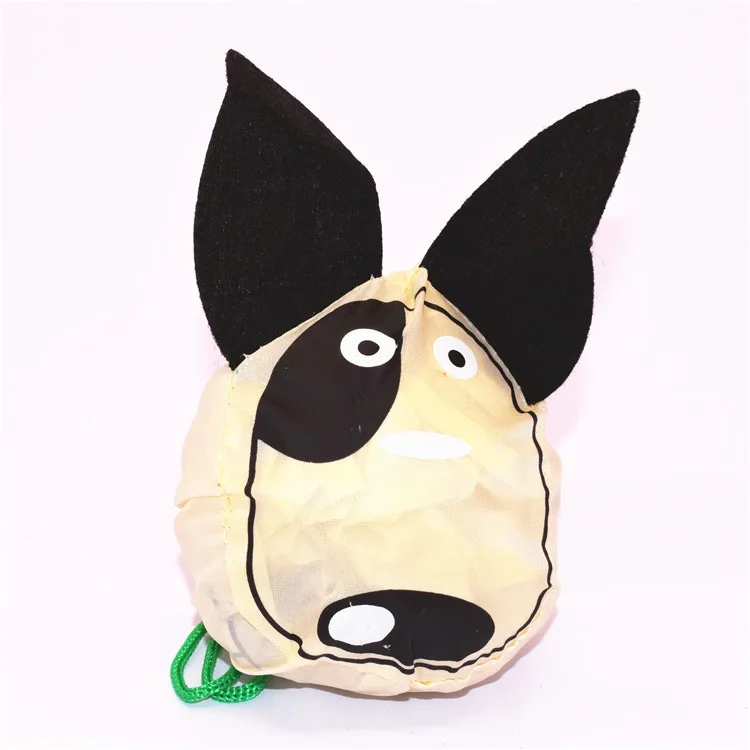 puppy Складная сумка для покупок в форме кошки, милые животные, экологичный подарок для дам, складная многоразовая сумка-тоут, переносная Дорожная сумка на плечо - Цвет: puppy