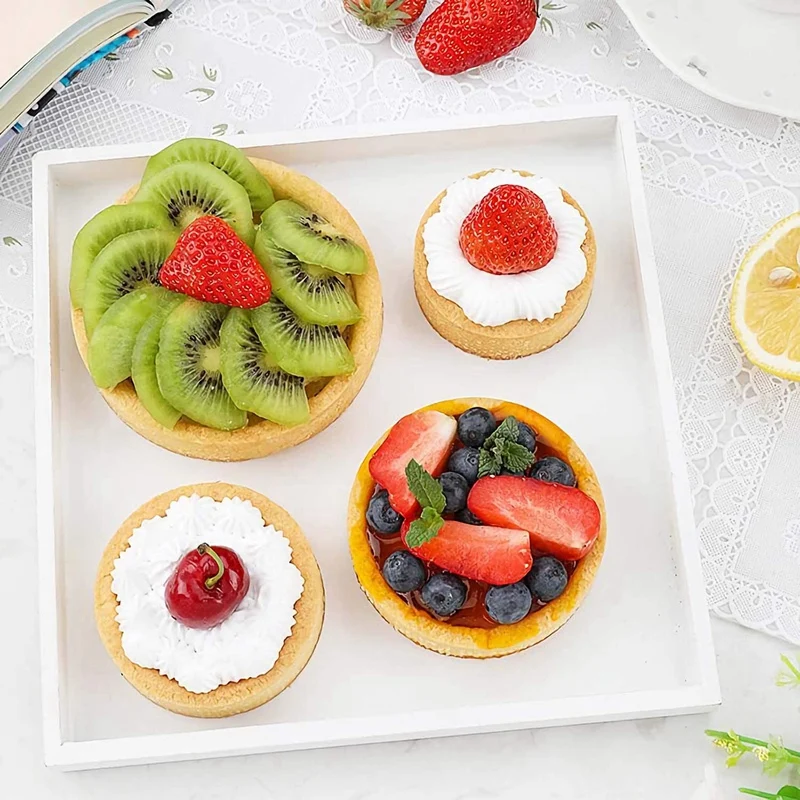 6 различных размеров Tart кольцо Нижняя башня пирог формы выпечки инструменты