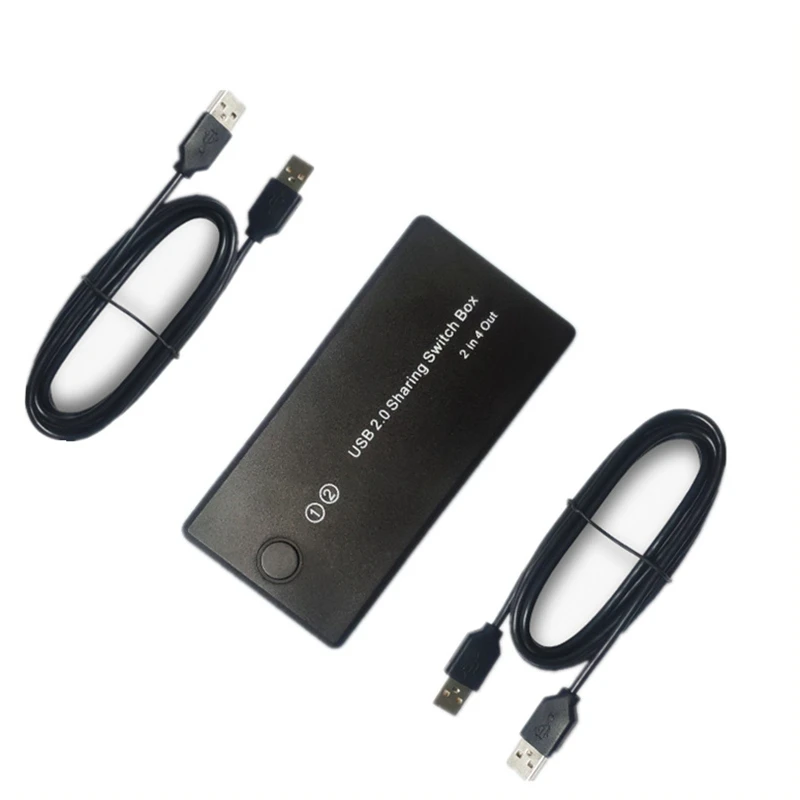 Блок переключателей USB 2 0 4 порта в выхода адаптер переключателя для клавиатуры