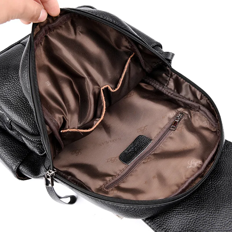 Женский кожаный рюкзак с кисточками женские школьные сумки на плечо для девочек