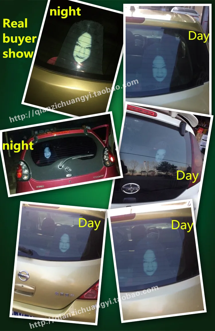 Светоотражающие ужасные автомобильные наклейки Женский дьявол индивидуальные