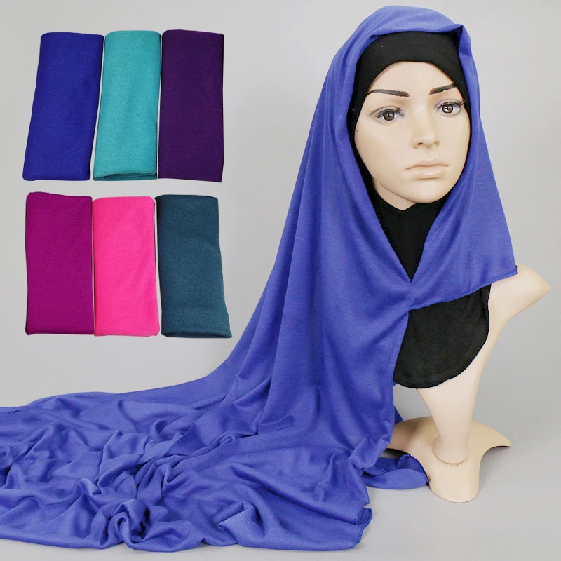 

Double Loop Fast Head Scarf Fashion 86*180cm Muslim Scarves Hijab Scarf Lazy Headgear Femme Musulman Headwrap Islamic Headscarf