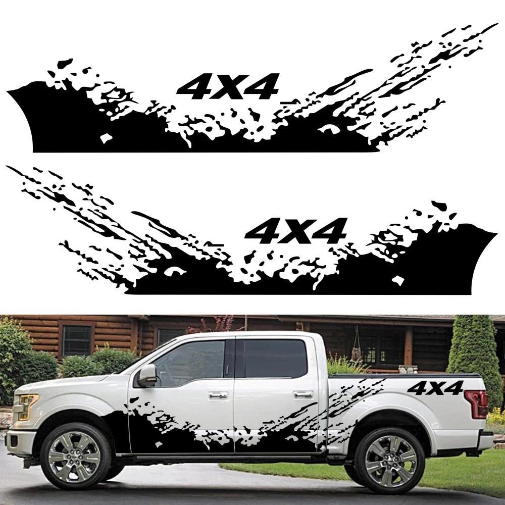 

Autocollants en vinyle pour voiture Navara 4x4 graphiques tout-terrain, accessoires de style pour Dodge, D-MAX