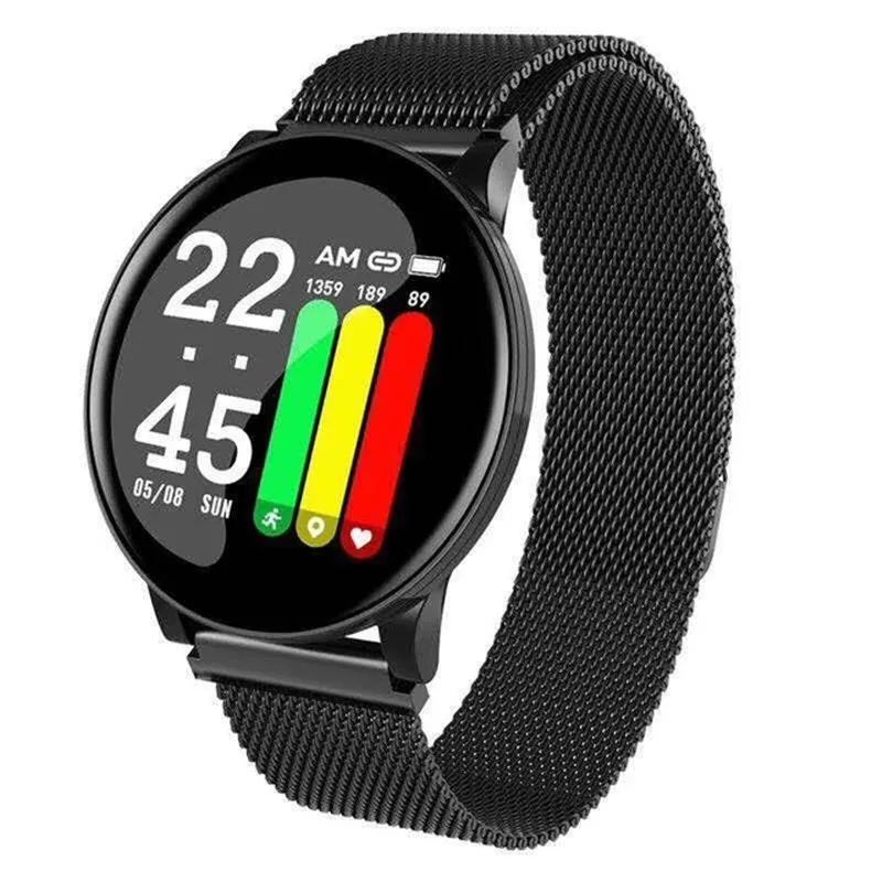 NEWSmart часы с монитором сердечного ритма, погоды, погоды, фитнеса, часы с напоминанием о звонке, водонепроницаемый шагомер с поддержкой Bluetooth Smart Band