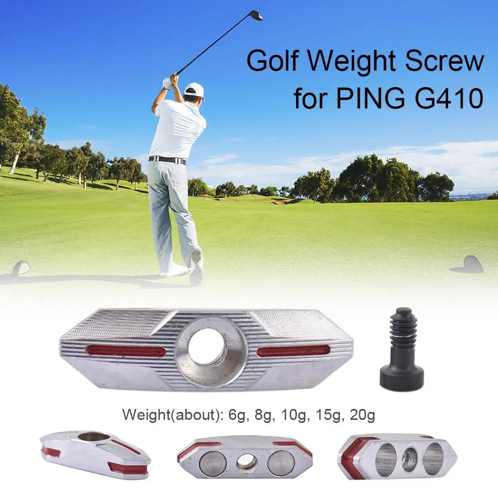 

Golf Weight Screw Aluminum Alloy and Stainless Steel Counterweight Screw 6G 8G 10G 15G 20G for PING G410 Drivers