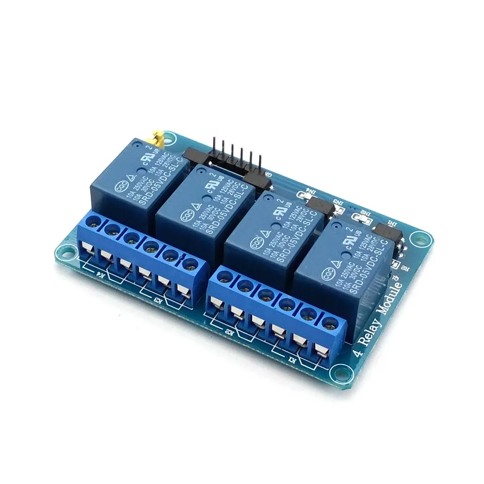 5V 12V 4 канальный Релейный модуль щит для Uno ARM PIC AVR DSP электронное реле канала Relay.4