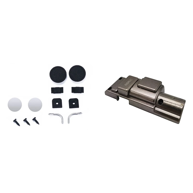 

Stainless Steel Simulation Rearview Mirror Decoration With Metal Lower Chassis Armor Protector Skid Plate Accessories