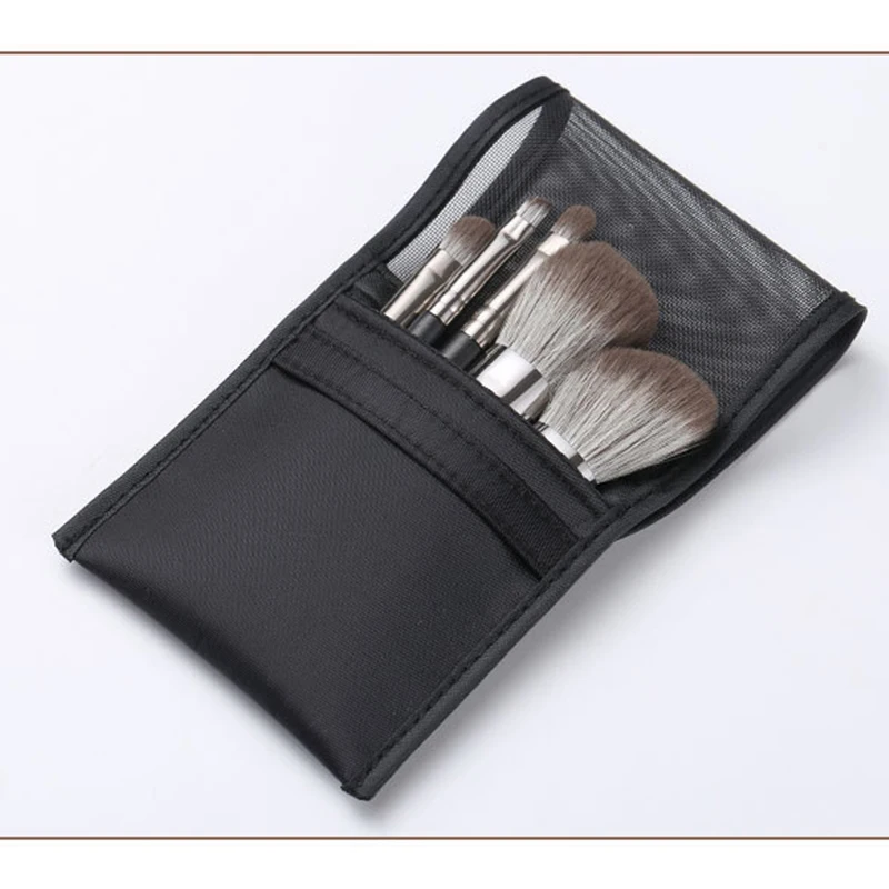 

Makeup Brush 5pcs Mini Portable Set Professional Loose Powder Eyeshadow Beauty Tool Bevel Trimming Blush Flame Highlight Medium